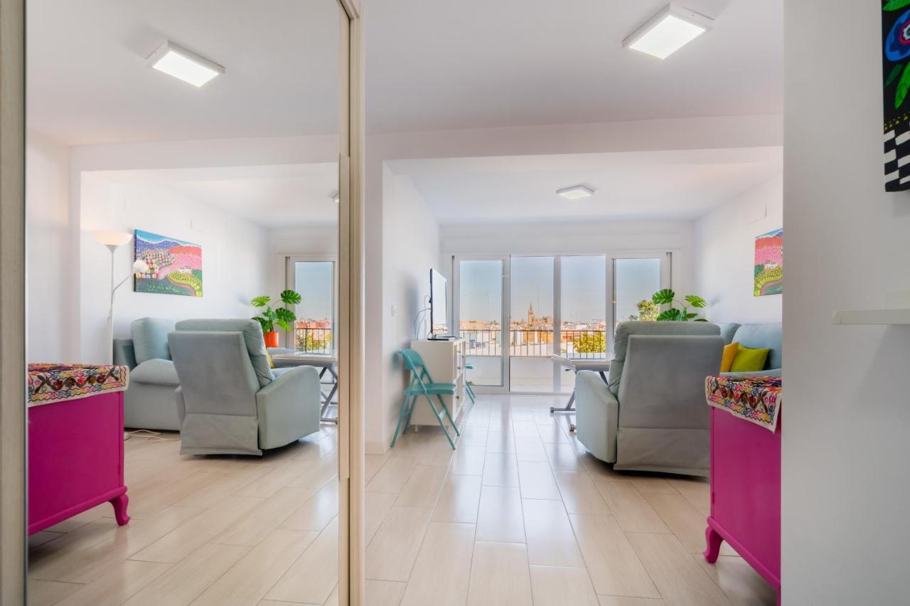 Appartement Wide And Colourful- 3Bd 1Bth- Triana à Séville Extérieur photo